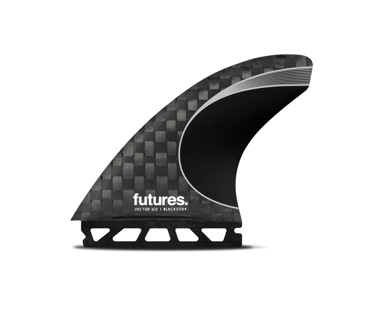 3/2 Vector Blackstix+ Large | Thruster Fins | Futures Fins AU