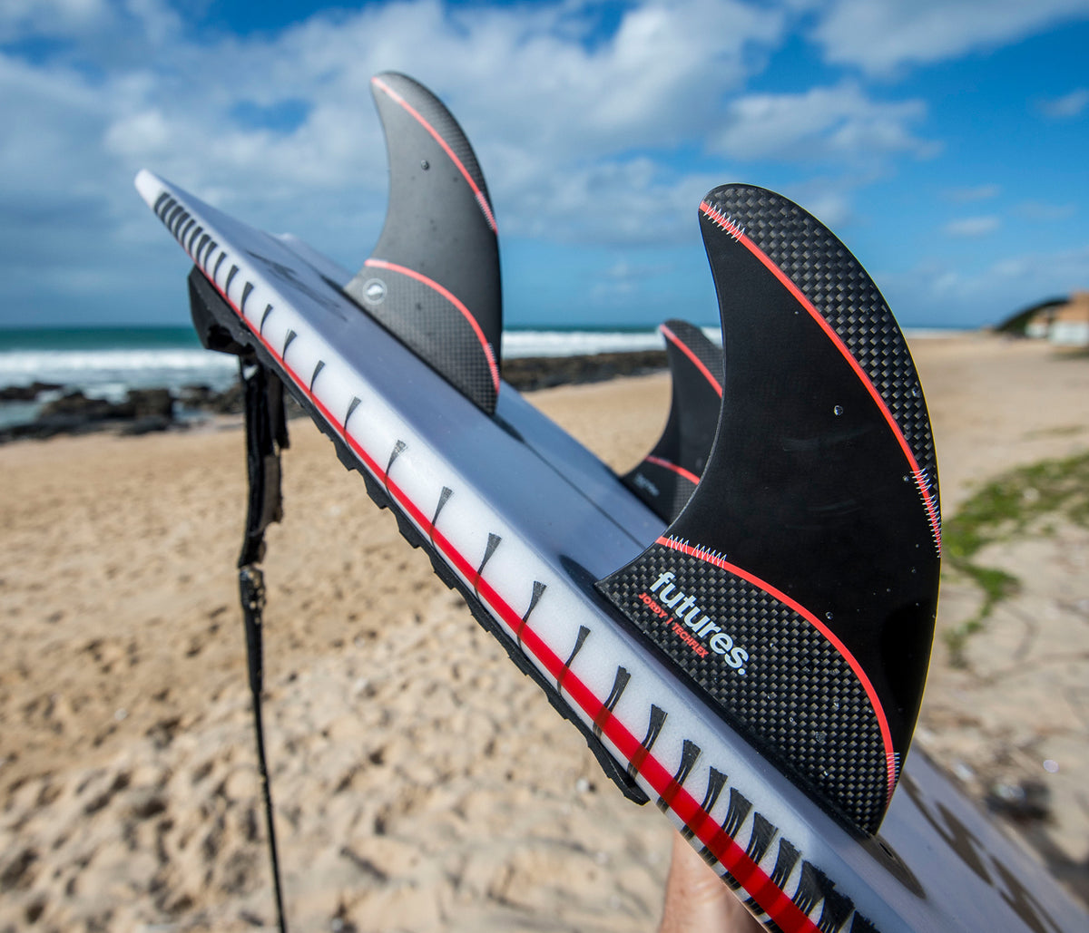 Jordy Smith Large Techflex Thruster Fins Futures Fins AU