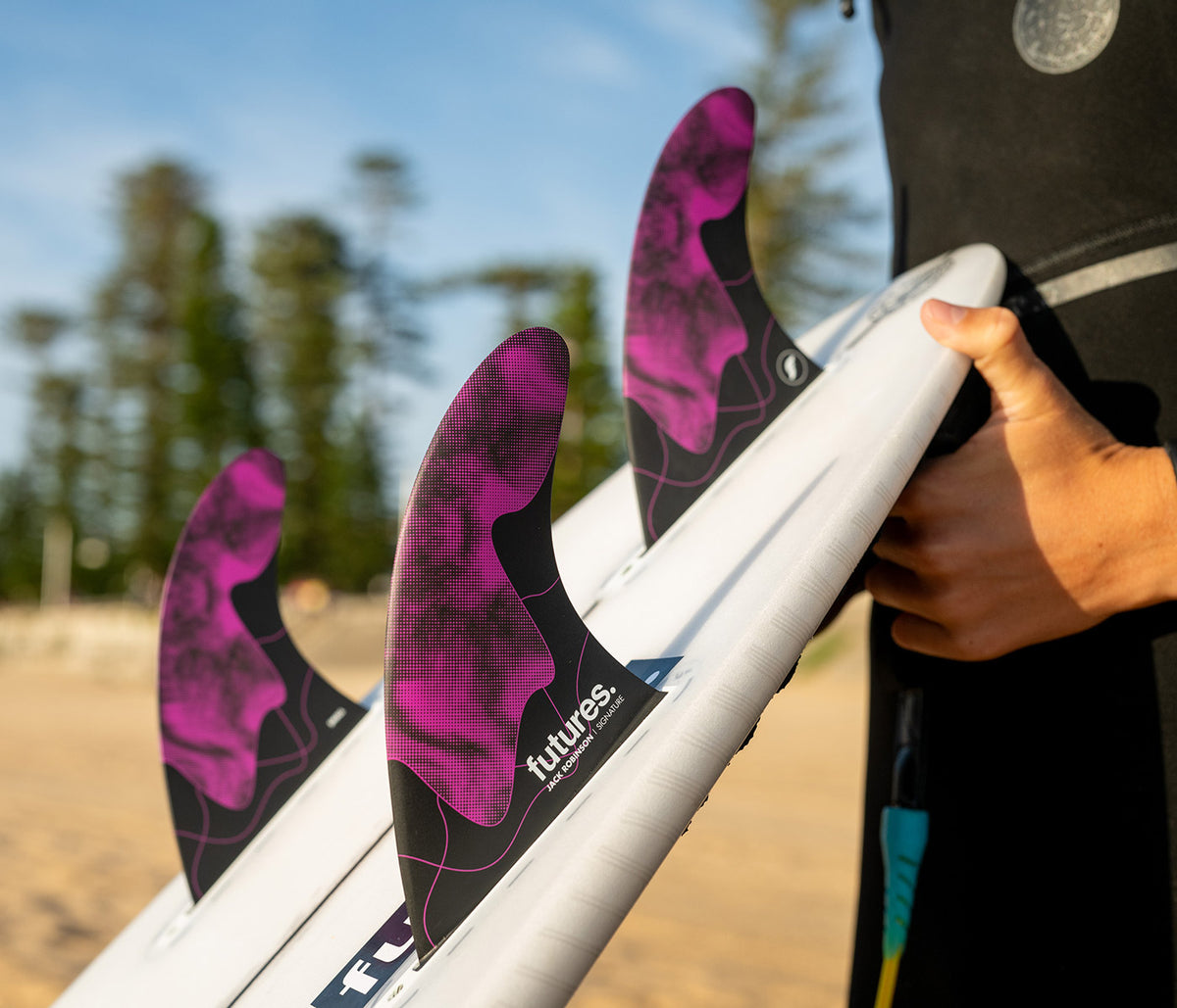 Jack Robinson Small Honeycomb | Thruster Fins | Futures Fins AUs